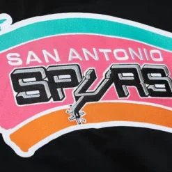 Apparel Mitchell & Ness Jackets & Outerwear-Heavyweight Satin Jacket San Antonio Spurs