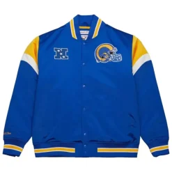 Apparel Mitchell & Ness Jackets & Outerwear-Heavyweight Satin Jacket Los Angeles Rams