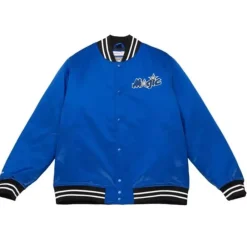 Apparel Mitchell & Ness Jackets & Outerwear-Heavyweight Satin Jacket Orlando Magic