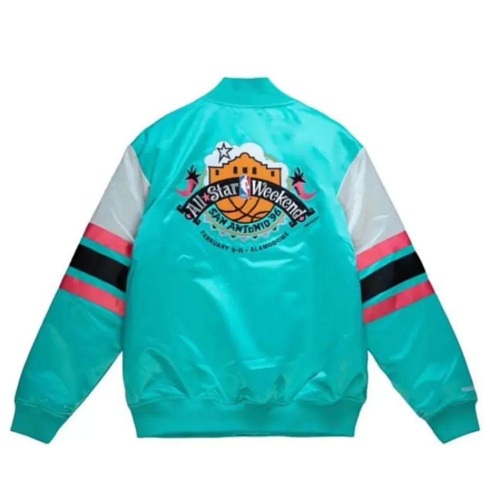 Apparel Mitchell & Ness Jackets & Outerwear-Heavyweight Satin Jacket All Star 1996-97