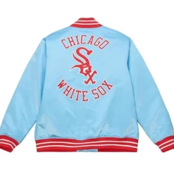 Apparel Mitchell & Ness Jackets & Outerwear-Heavyweight Satin Jacket Chicago White Sox