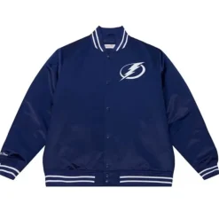 Apparel Mitchell & Ness Jackets & Outerwear-Heavyweight Satin Jacket Tampa Bay Lightning