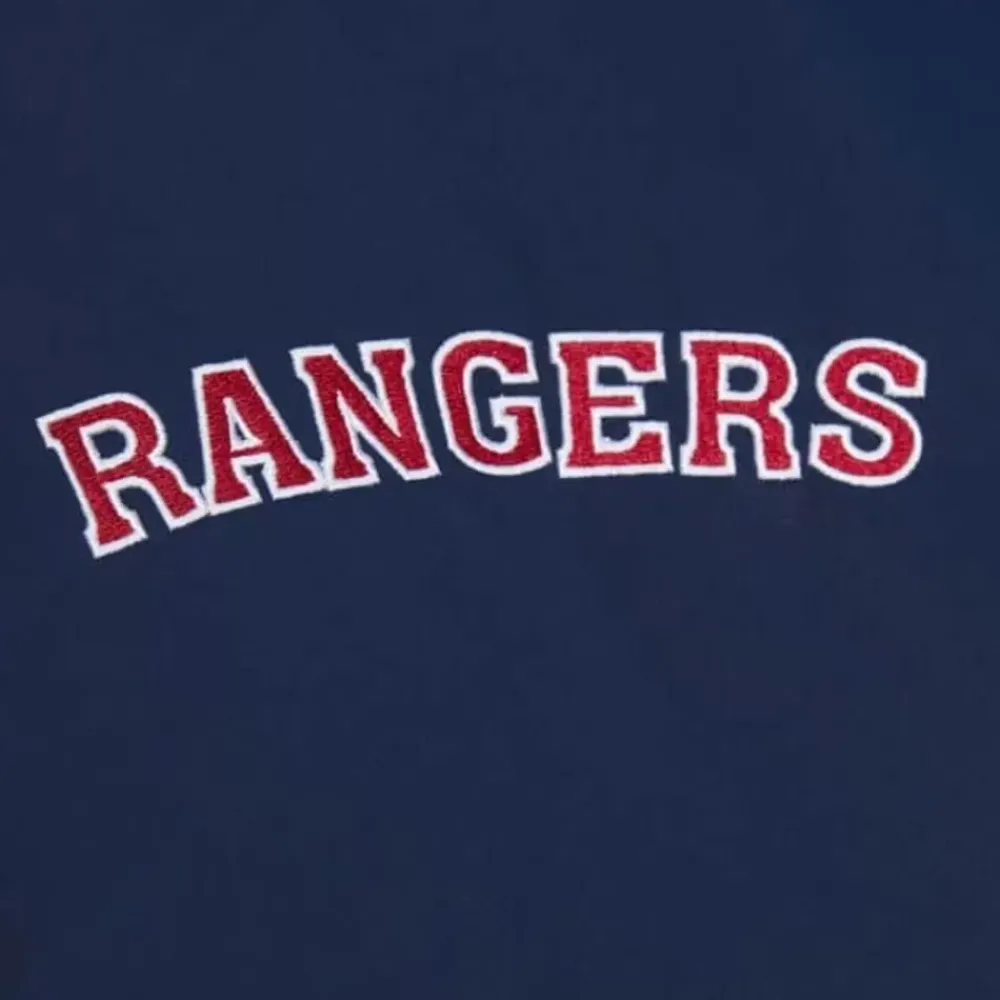 Apparel Mitchell & Ness Jackets & Outerwear-Heavyweight Satin Jacket New York Rangers