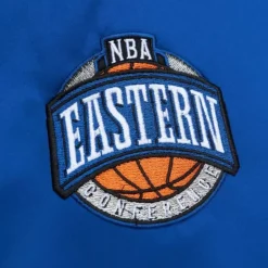 Apparel Mitchell & Ness Jackets & Outerwear-Heavyweight Satin Jacket New Jersey Nets