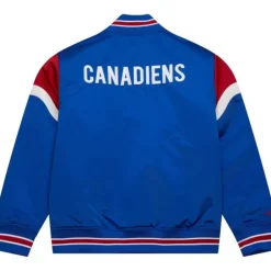 Apparel Mitchell & Ness Jackets & Outerwear-Heavyweight Satin Jacket Montreal Canadiens
