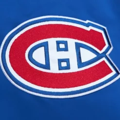 Apparel Mitchell & Ness Jackets & Outerwear-Heavyweight Satin Jacket Montreal Canadiens