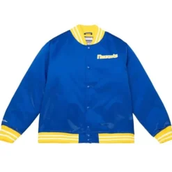 Apparel Mitchell & Ness Jackets & Outerwear-Heavyweight Satin Jacket Denver Nuggets