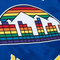 Apparel Mitchell & Ness Jackets & Outerwear-Heavyweight Satin Jacket Denver Nuggets