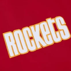 Apparel Mitchell & Ness Jackets & Outerwear-Heavyweight Satin Jacket Houston Rockets