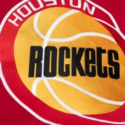 Apparel Mitchell & Ness Jackets & Outerwear-Heavyweight Satin Jacket Houston Rockets