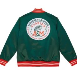 Apparel Mitchell & Ness Jackets & Outerwear-Heavyweight Satin Jacket Florida A&M University