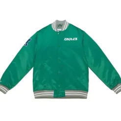 Apparel Mitchell & Ness Jackets & Outerwear-Heavyweight Satin Jacket Philadelphia Eagles