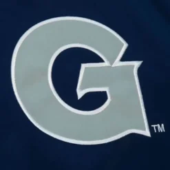 Apparel Mitchell & Ness Jackets & Outerwear-Heavyweight Satin Jacket Georgetown University