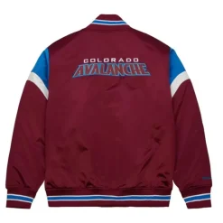 Apparel Mitchell & Ness Jackets & Outerwear-Heavyweight Satin Jacket Colorado Avalanche
