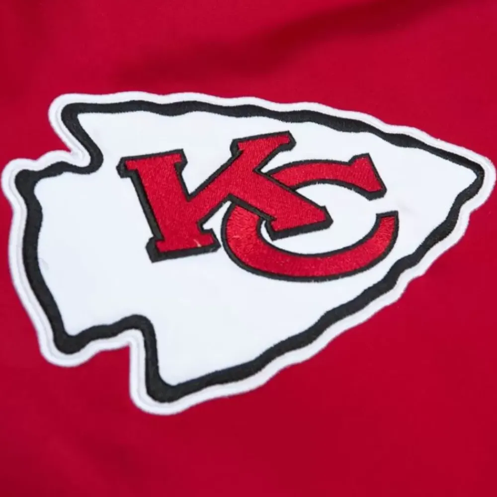 Apparel Mitchell & Ness Jackets & Outerwear-Heavyweight Satin Jacket Kansas City Chiefs