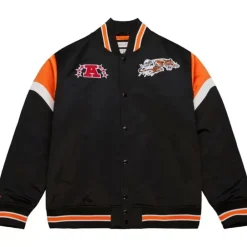 Apparel Mitchell & Ness Jackets & Outerwear-Heavyweight Satin Jacket Cincinnati Bengals