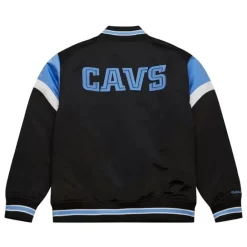 Apparel Mitchell & Ness Jackets & Outerwear-Heavyweight Satin Jacket Cleveland Cavaliers