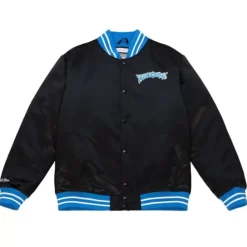 Apparel Mitchell & Ness Jackets & Outerwear-Heavyweight Satin Jacket Minnesota Timberwolves