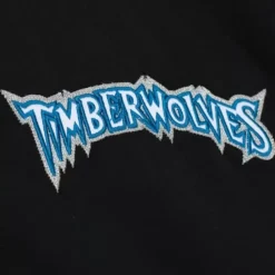 Apparel Mitchell & Ness Jackets & Outerwear-Heavyweight Satin Jacket Minnesota Timberwolves