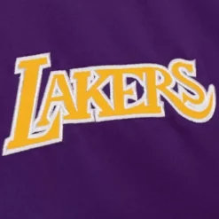 Apparel Mitchell & Ness Jackets & Outerwear-Heavyweight Satin Jacket Los Angeles Lakers