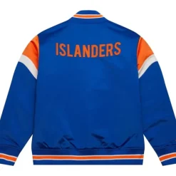 Apparel Mitchell & Ness Jackets & Outerwear-Heavyweight Satin Jacket New York Islanders