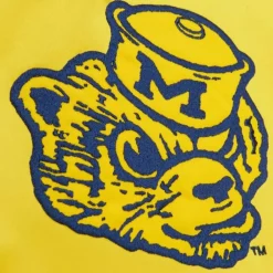 Apparel Mitchell & Ness Jackets & Outerwear-Heavyweight Satin Jacket University Of Michigan