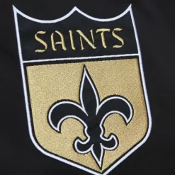 Apparel Mitchell & Ness Jackets & Outerwear-Heavyweight Satin Jacket New Orleans Saints