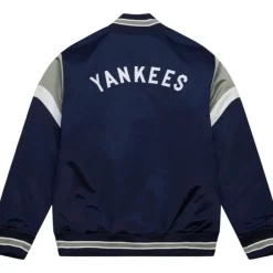 Apparel Mitchell & Ness Jackets & Outerwear-Heavyweight Satin Jacket New York Yankees