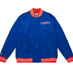 Apparel Mitchell & Ness Jackets & Outerwear-Heavyweight Satin Jacket University Of Florida