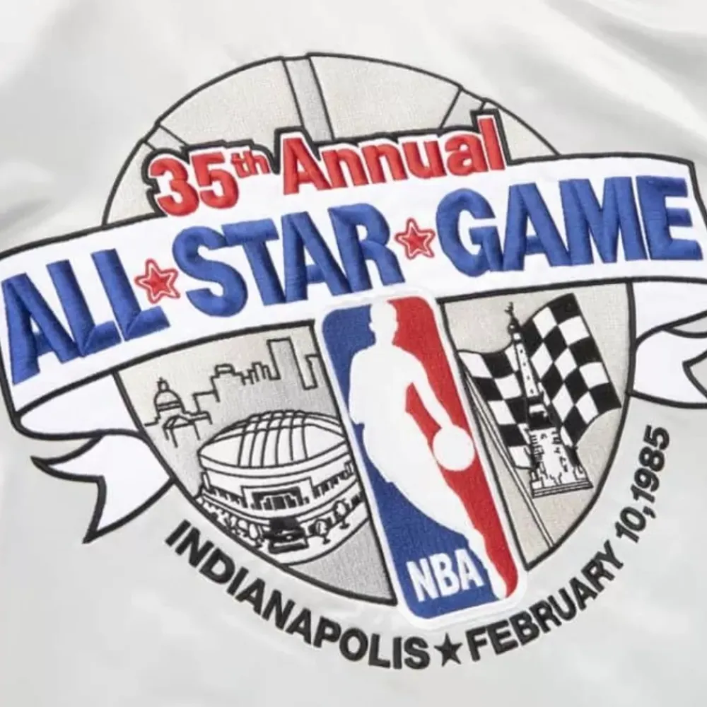 Apparel Mitchell & Ness Jackets & Outerwear-Heavyweight Satin Jacket Nba All Star