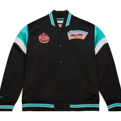 Apparel Mitchell & Ness Jackets & Outerwear-Heavyweight Satin Jacket San Antonio Spurs