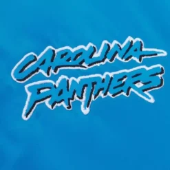 Apparel Mitchell & Ness Jackets & Outerwear-Heavyweight Satin Jacket Carolina Panthers