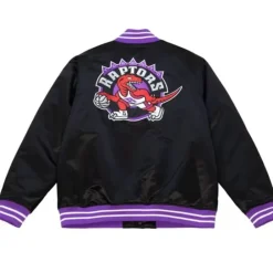 Apparel Mitchell & Ness Jackets & Outerwear-Heavyweight Satin Jacket Toronto Raptors