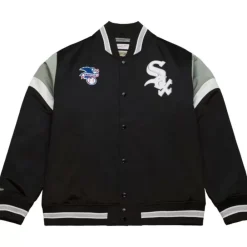 Apparel Mitchell & Ness Jackets & Outerwear-Heavyweight Satin Jacket Chicago White Sox