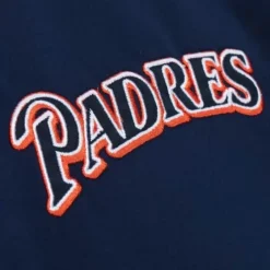 Apparel Mitchell & Ness Jackets & Outerwear-Heavyweight Satin Jacket San Diego Padres