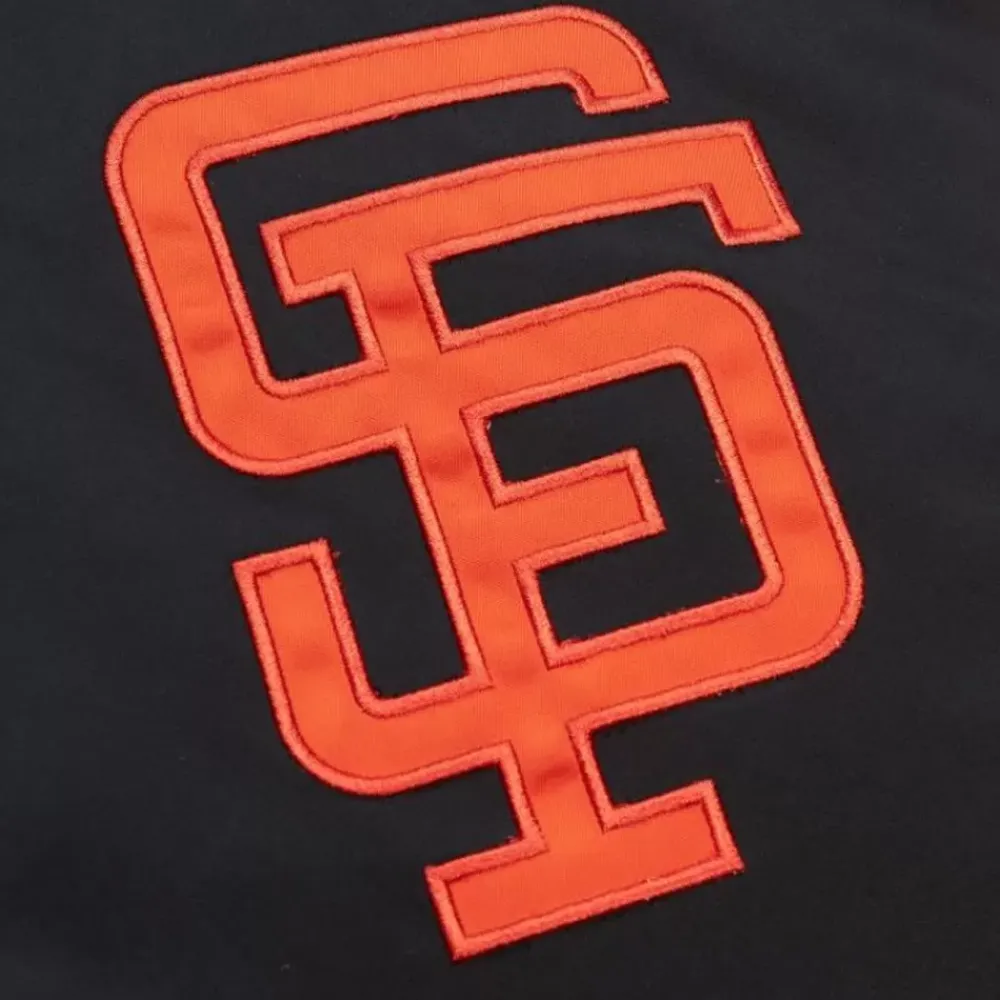 Apparel Mitchell & Ness Jackets & Outerwear-Heavyweight Satin Jacket San Francisco Giants