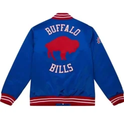 Apparel Mitchell & Ness Jackets & Outerwear-Heavyweight Satin Jacket Buffalo Bills