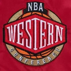 Apparel Mitchell & Ness Jackets & Outerwear-Heavyweight Satin Jacket Update All Star West