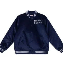 Apparel Mitchell & Ness Jackets & Outerwear-Heavyweight Satin Jacket Toronto Maple Leafs