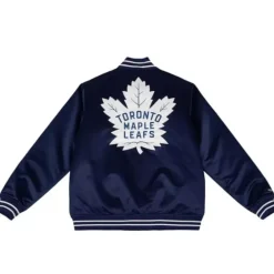 Apparel Mitchell & Ness Jackets & Outerwear-Heavyweight Satin Jacket Toronto Maple Leafs