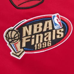 Apparel Mitchell & Ness Jackets & Outerwear-Heavyweight Satin Jacket Chicago Bulls