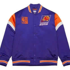 Apparel Mitchell & Ness Jackets & Outerwear-Heavyweight Satin Jacket Phoenix Suns