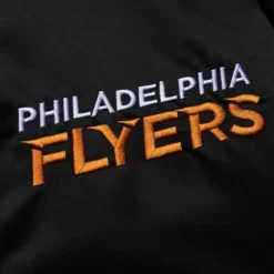 Apparel Mitchell & Ness Jackets & Outerwear-Heavyweight Satin Jacket Philadelphia Flyers