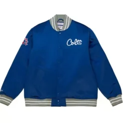 Apparel Mitchell & Ness Jackets & Outerwear-Heavyweight Satin Jacket Indianapolis Colts