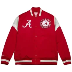 Apparel Mitchell & Ness Jackets & Outerwear-Heavyweight Satin Jacket University Of Alabama