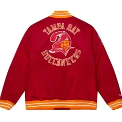 Apparel Mitchell & Ness Jackets & Outerwear-Heavyweight Satin Jacket Tampa Bay Buccaneers