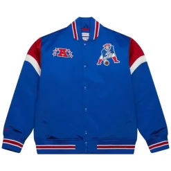 Apparel Mitchell & Ness Jackets & Outerwear-Heavyweight Satin Jacket New England Patriots