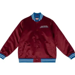Apparel Mitchell & Ness Jackets & Outerwear-Heavyweight Satin Jacket Colorado Avalanche