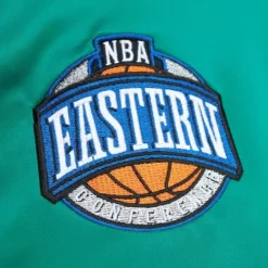 Apparel Mitchell & Ness Jackets & Outerwear-Heavyweight Satin Jacket Boston Celtics