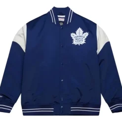 Apparel Mitchell & Ness Jackets & Outerwear-Heavyweight Satin Jacket Toronto Maple Leafs